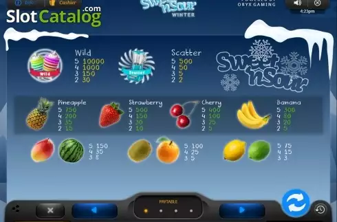 Скрин7. Sweet n' Sour Winter слот