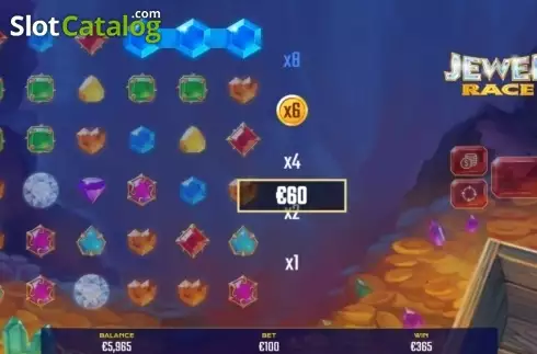 Скрин5. Jewel Race слот