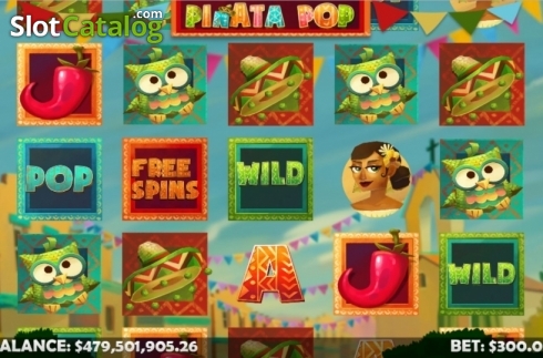 Скрин2. Pinata Pop (Mobilots) слот