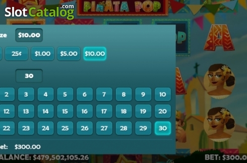 Скрин8. Pinata Pop (Mobilots) слот