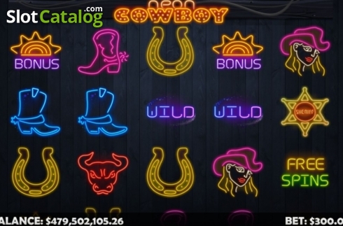 Скрин2. Neon Cowboy слот
