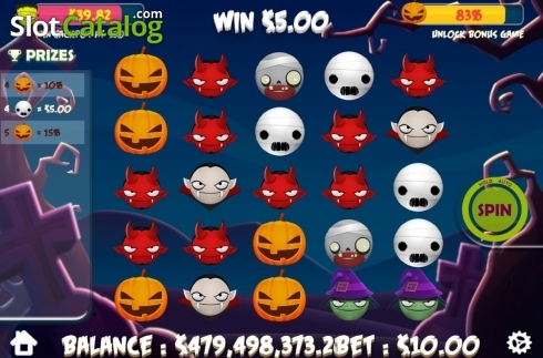 Скрин3. Halloween Emojis слот