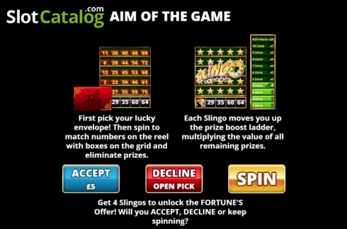 Скрин4. Slingo Fortunes слот