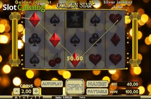 Скрин4. Golden Star (Slot Machine Design) слот