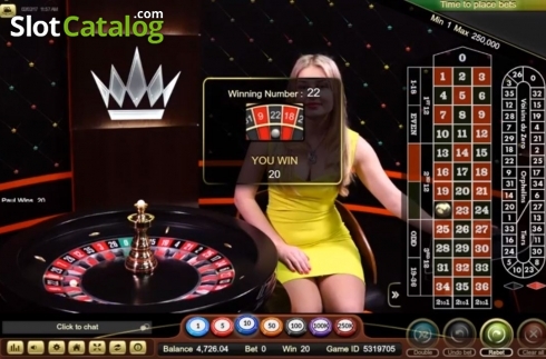 Скрин4. Roulette Live Casino (Ezugi) слот
