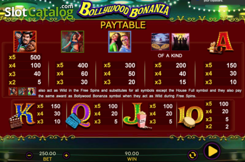 Скрин5. Bollywood Bonanza слот