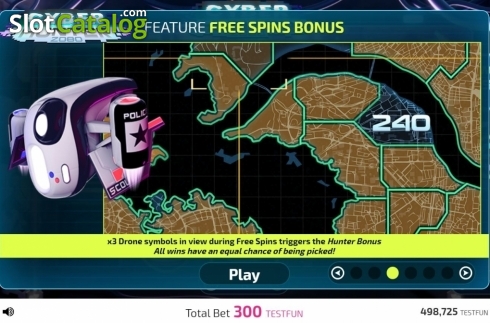 Скрин7. Cyber Hunter 2080 слот