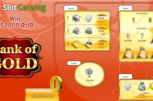 Скрин3. Bank of Gold слот