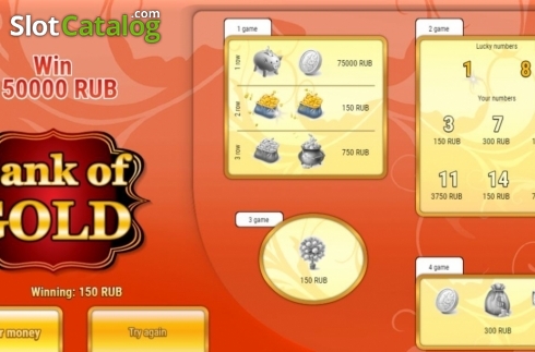 Скрин4. Bank of Gold слот