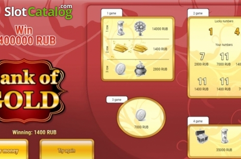 Скрин5. Bank of Gold слот