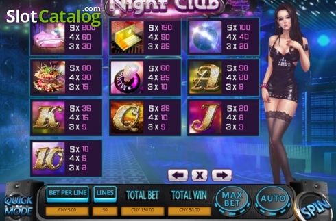 Скрин4. Night Club (Aiwin Games) слот