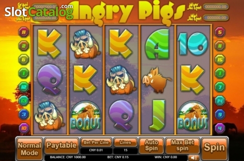 Скрин2. Angry Pigs слот