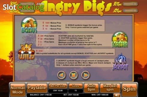 Скрин5. Angry Pigs слот