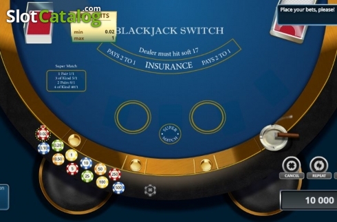 Скрин2. Blackjack Switch (Novomatic) слот