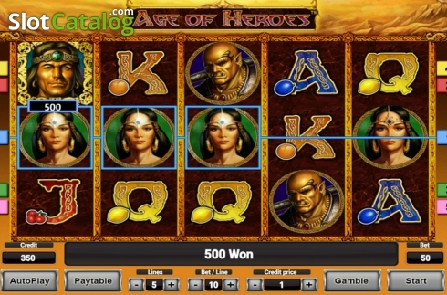Скрин4. Age Of Heroes Deluxe слот