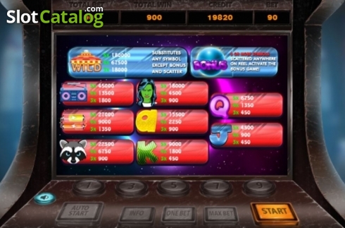 Скрин5. Galactic Quest слот