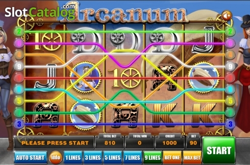 Скрин2. Arcanum (GameX) слот