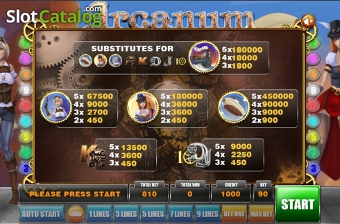 Скрин8. Arcanum (GameX) слот