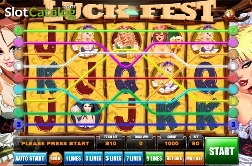 Скрин2. Luck Fest слот