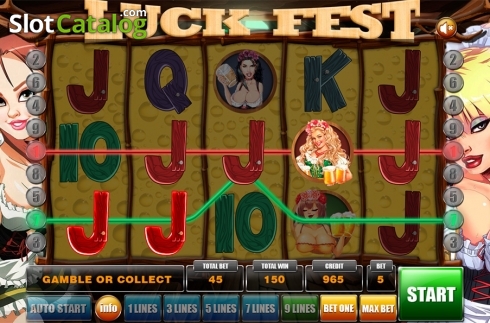 Скрин4. Luck Fest слот