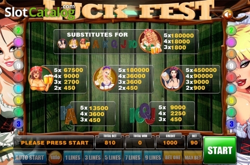 Скрин8. Luck Fest слот