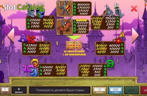 Скрин4. Age of Knights слот