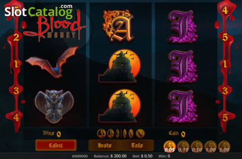 Скрин2. Blood Money слот