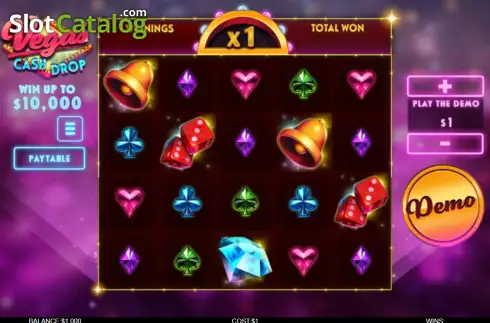 Скрин2. Vegas Cash Drop слот