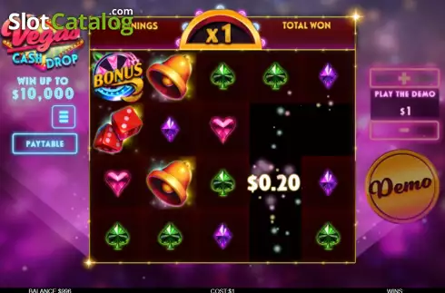 Скрин3. Vegas Cash Drop слот