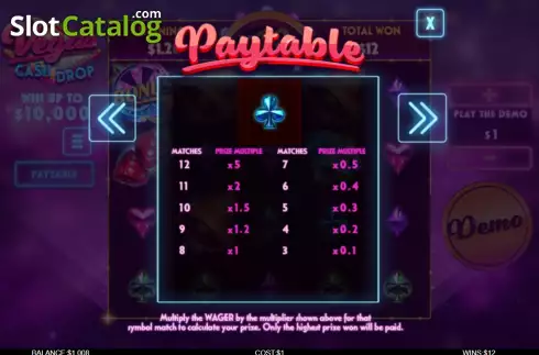 Скрин5. Vegas Cash Drop слот
