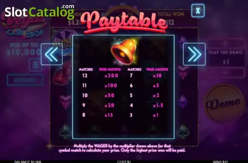 Скрин9. Vegas Cash Drop слот