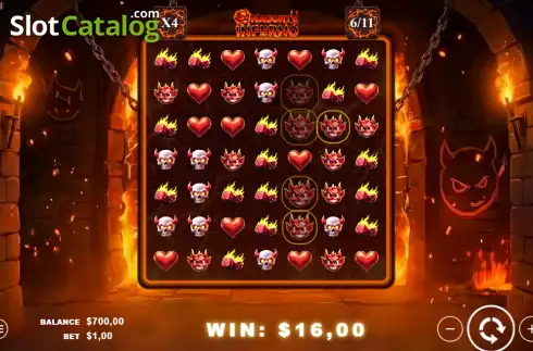 Скрин3. Naughty Inferno слот