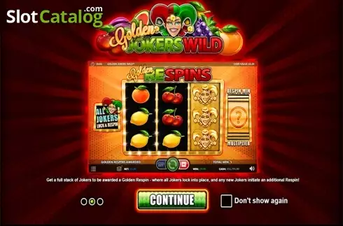Скрин3. Golden Jokers Wild слот