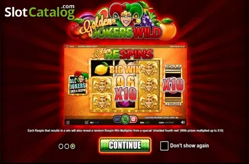 Скрин4. Golden Jokers Wild слот