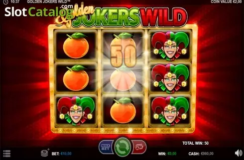 Скрин6. Golden Jokers Wild слот