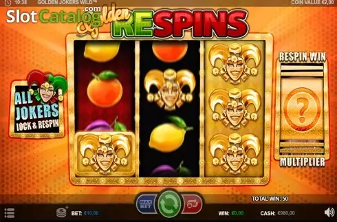 Скрин8. Golden Jokers Wild слот