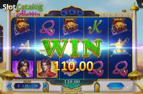 Скрин3. Aladdins Wish слот