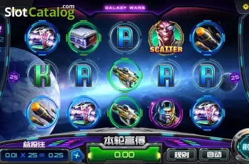 Скрин2. Galaxy Wars слот