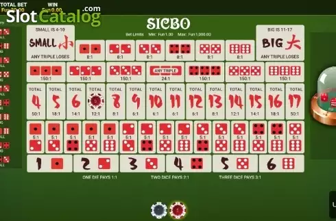 Скрин3. Sic Bo (OneTouch) слот