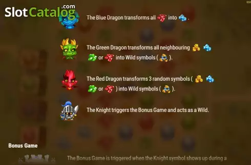 Скрин7. Knights & Dragons слот