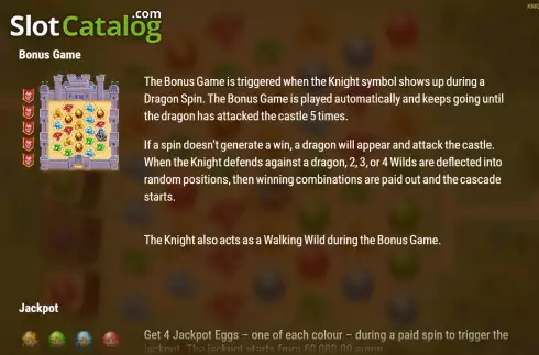 Скрин8. Knights & Dragons слот