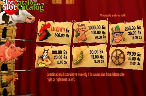 Скрин3. Animal Farm (PAF) слот