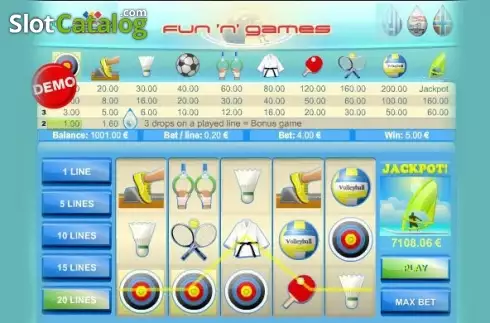Скрин2. Fun 'n' Games (PAF) слот