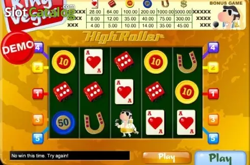 Скрин2. King Vegas слот
