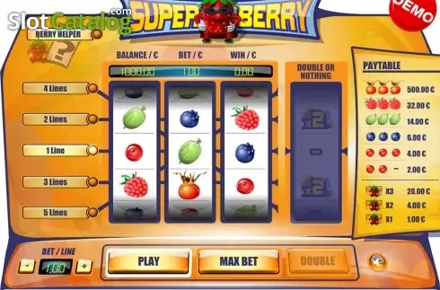 Скрин2. Super Berry слот