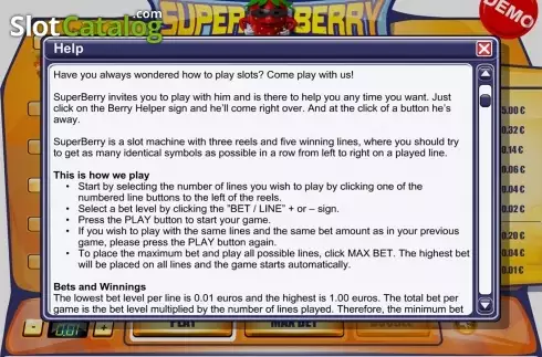 Скрин6. Super Berry слот