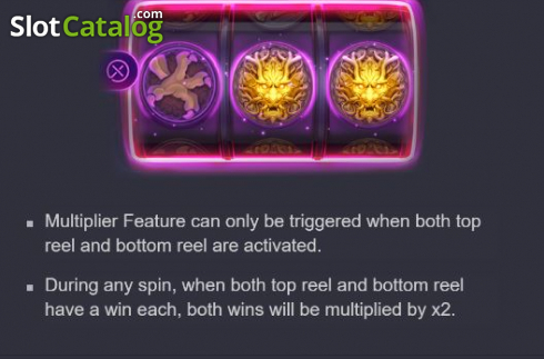 Скрин9. Dragon Tiger Luck слот