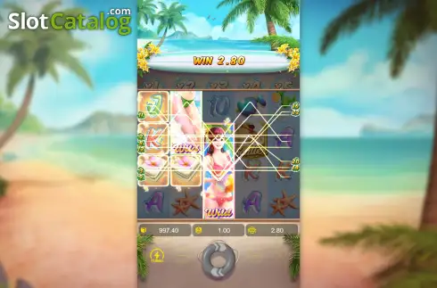 Скрин4. Bikini Paradise слот