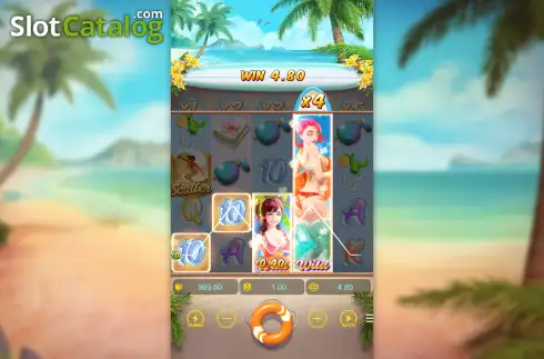 Скрин5. Bikini Paradise слот
