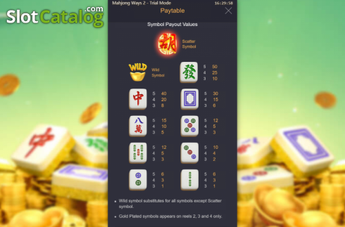 Скрин7. Mahjong Ways 2 слот